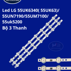55UK6340( 55UK63)/ 55UN7190/55UM7100/ 55uk5200 - SET 3 THANH 8 LED