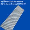 Bộ led tivi Coex 65UT8000X (Bộ 12 thanh 5 bóng 606MM 3V)
